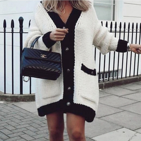 Zara Oversized Long Cardigan Size S - Picture 2 of 11